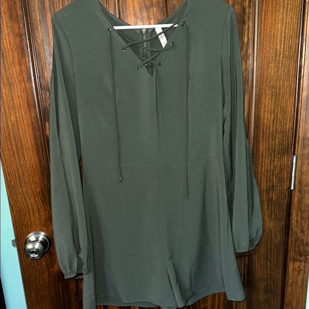 Xhilaration Olive Green Jumpsuit